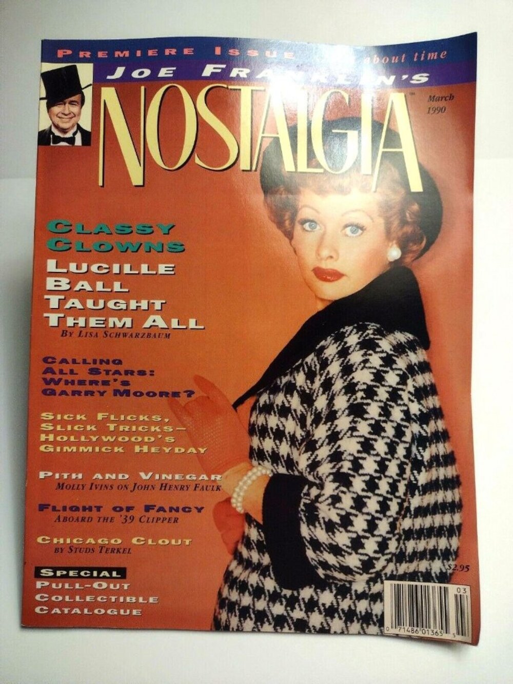 Nostalgia Magazine Classy Clowns Lucille Ball Taught Them All March 1990